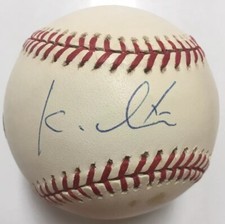 Kaz Kazuhisa Ishii Signed Baseball MLB MR039715 TriStar Auto Certified 0226639