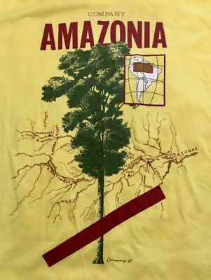 COMPANY AMAZONIA (LUNGS OF THE EARTH) EQUIPE  VTG. SINGLE STITCH T-SHIRT SIZE M!