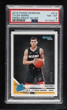 2019 Panini Donruss Rated Rookie Press Proof Silver /349 Tyler Herro PSA 8 1qg0