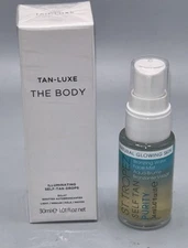 SEALED Tan-Luxe The Body Illuminating Self Tan Drops Serum Light/Medium 1.01 Oz