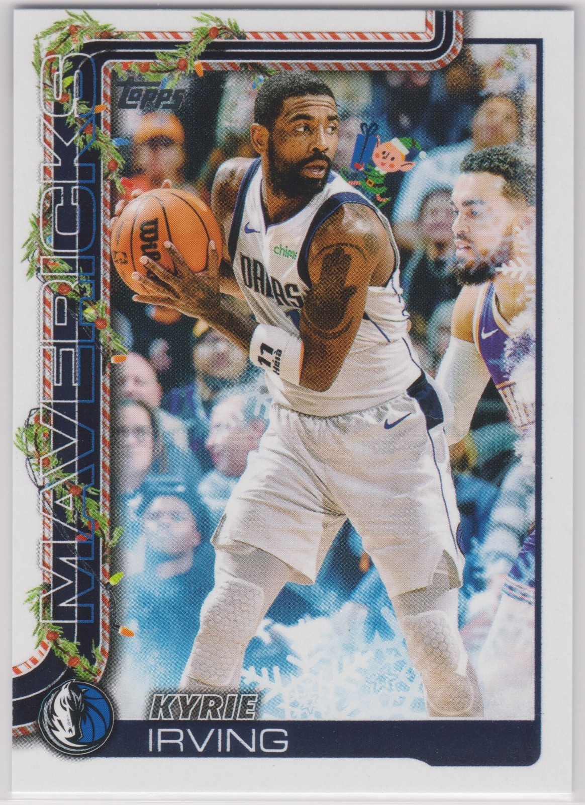 KYRIE IRVING 2025 Topps Holiday Hidden Elf #HE-KI Mavs SSP Case Hit