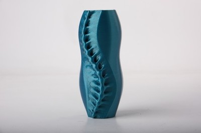 Trace Vase   Minimalistische Designer-Vase mit organischer Textur