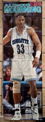 Riesenposter Alonzo Mourning Charlotte Hornets Super Team 90 s