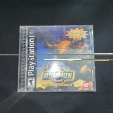 Sony PlayStation Digimon World Complete In Box Working with Registration Card