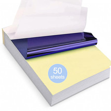 Tattoo Transfer Paper 50 Sheets, A4 4-Layer Tattoo Stencil Paper for Thermal Cop