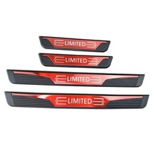 Door Sill Protectors, Door sill Scratch Protection for Car Trim Limited, Red