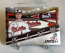 Ike Irish 2025 Bowman Draft #BDN-6 Draft Night Baltimore Orioles