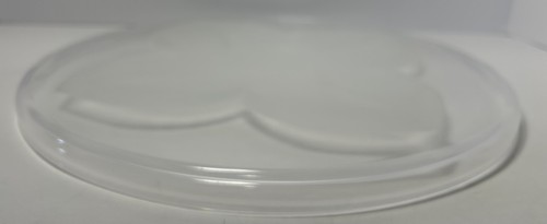 JG Durand 24% LEAD CRYSTAL 12” Serving Dish Frosted Leaf Design Florence Satine - Picture 2 of 8
