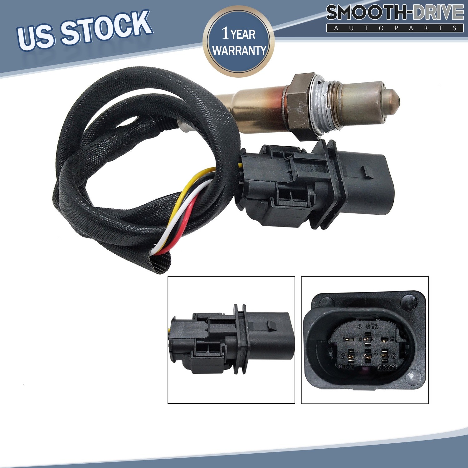 O2 Oxygen Sensor 2Pcs Upstream & Downstream for Rolls-Royce Phantom 6.7L 2007-15