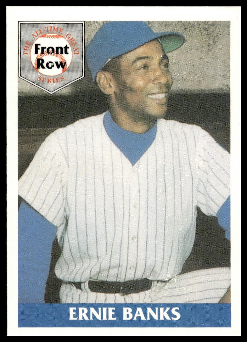 1992 Front Row The All-Time Great Series #2 Ernie Banks Chicago Cubs NM+