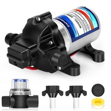 RV Fresh Water Pump 2088-554-144/2088-403-144 12v 3.5GPM 45psi 1/2 NPT Diaphragm