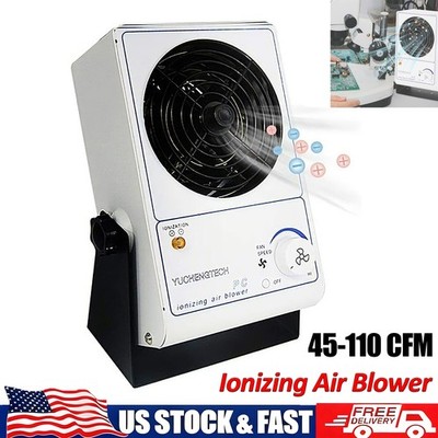 Anti-Static Ionizer Fan Ionizing Air Blower Ion Fan Discharge Static Eliminator