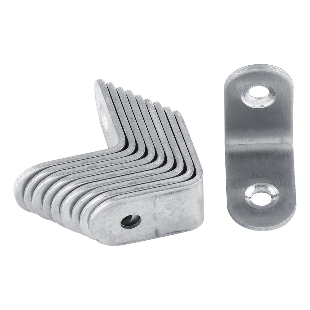 10pcs Stainless Steel Corner Bracket Durable Reinforcement For Drawers Trending