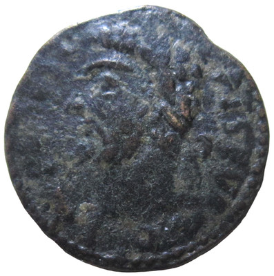 PISIDIA, ANTIOCH, AE 22. SEPTIMIUS SEVERUS, 193-209 AD. MEN REVERSE.