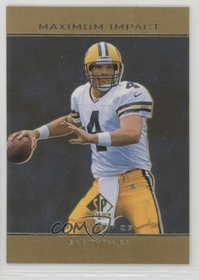 1998 SP Authentic Maximum Impact Brett Favre #SE1 HOF 3c5