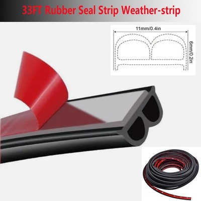 For Jeep  Car Seal Weather Rubber Strip Door Lock Window Hood Trunk Edge Trim