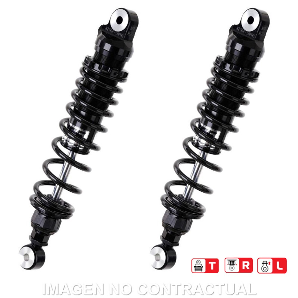 Free shipping Rear Shock Absorbers YSS Black Edition Gas Top Line BMW R