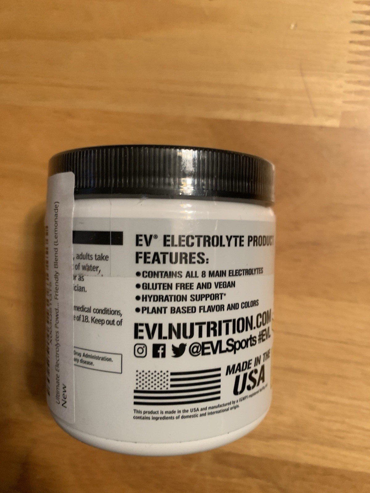 EVL Electrolyte Ultimate Volumizing Hydration Powder 6 Key Electrolytes BB 12/25