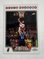2008-09 Topps Chrome Martell Webster /288 X-Fractor #125 Portland Trail Blazers