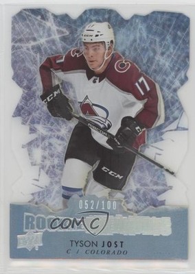 2017-18 Upper Deck Rookie Breakouts 52/100 Tyson Jost #RB21 RC 0e3