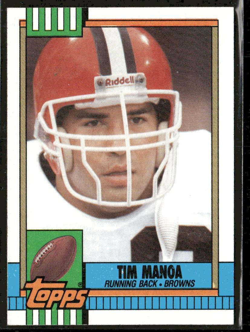 1990 Topps Tim Manoa RC #167 Cleveland Browns