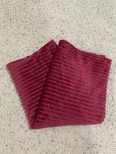 Red Velour Super Soft Throw Blanket 48x68