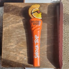 Original Beer Tap Handle Shock Top Belgian White