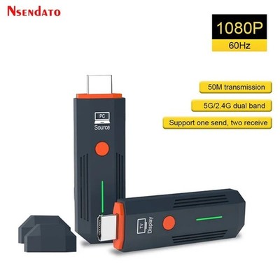 Wireless HDMI Video Audio Sender Empfänger Extender 50M 1080P 60Hz 5,8G TV Box