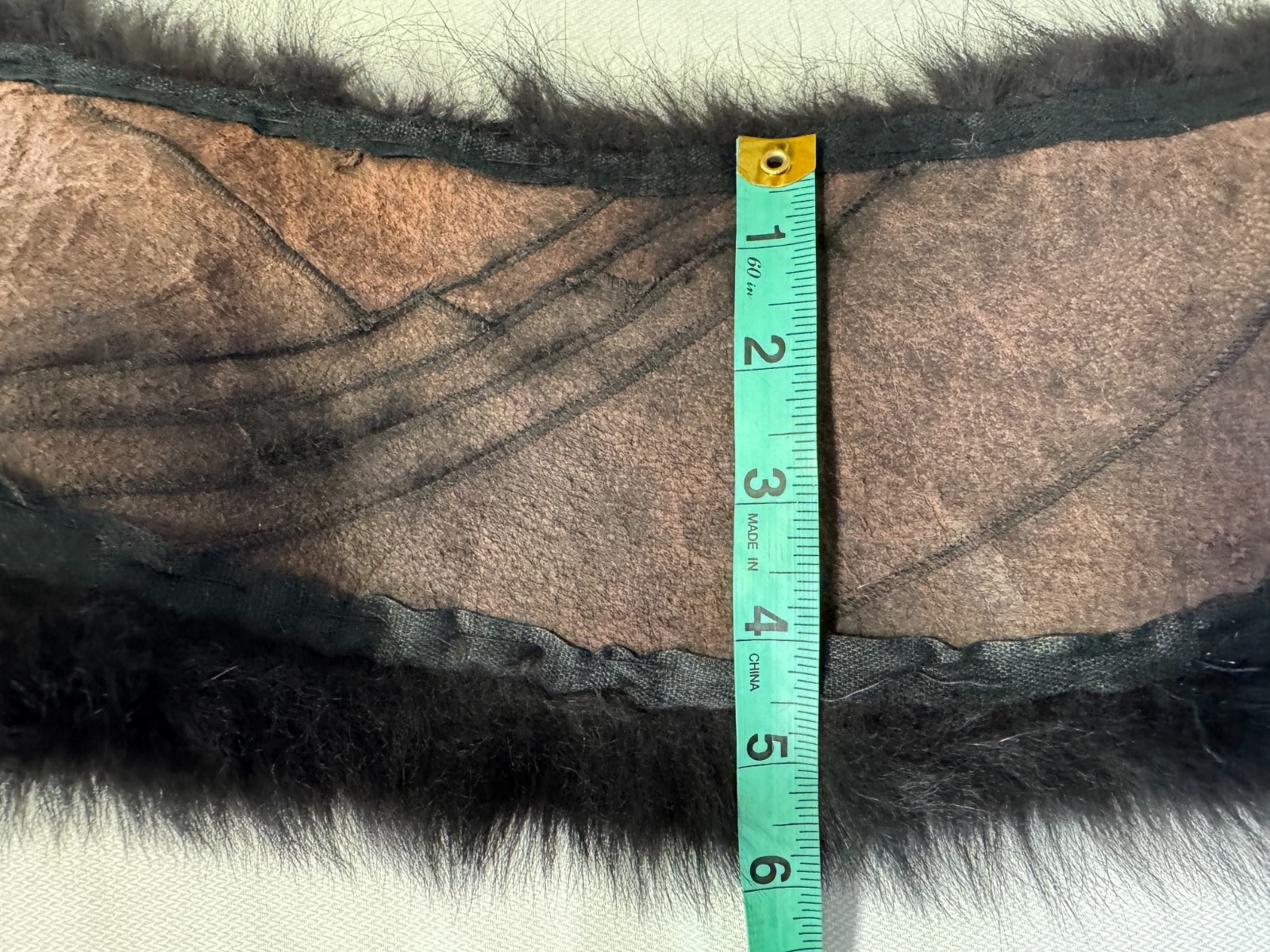 Vintage Genuine Black Genuine Luxury Fox Fur Collar Wrap Made in Canada