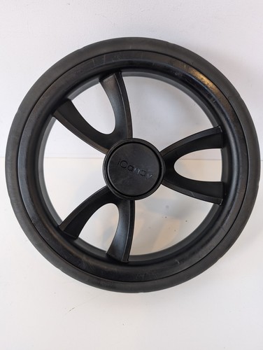 iCandy orange Hinterrad schwarz mit Achsbolzen