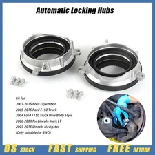 Front Automatic Locking Hubs for 2003-15 Expedition Ford 2005-15 F150 Truck EXV