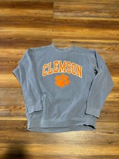 Vintage Clemson University Tigers Crewneck Sweatshirt Size Large