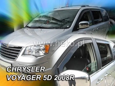 HEKO Windabweiser Regenabweiser für CHRYSLER VOYAGER GRAND 5-türig 2007-2016 2tl