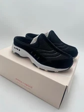 Easy Spirit Wom Travel Time Slip-on Walking Mules Choose Size Black White