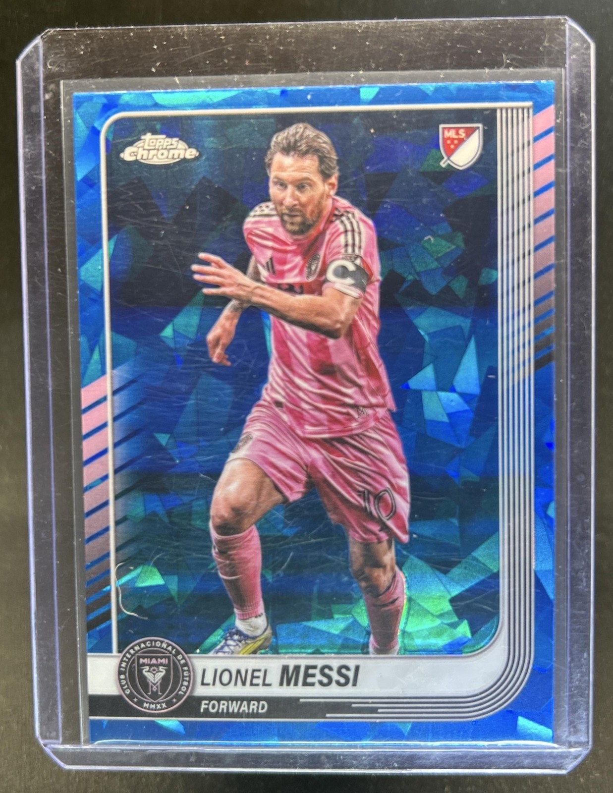 2025 Topps Chrome MLS Sapphire Lionel Messi #10 Inter (A)