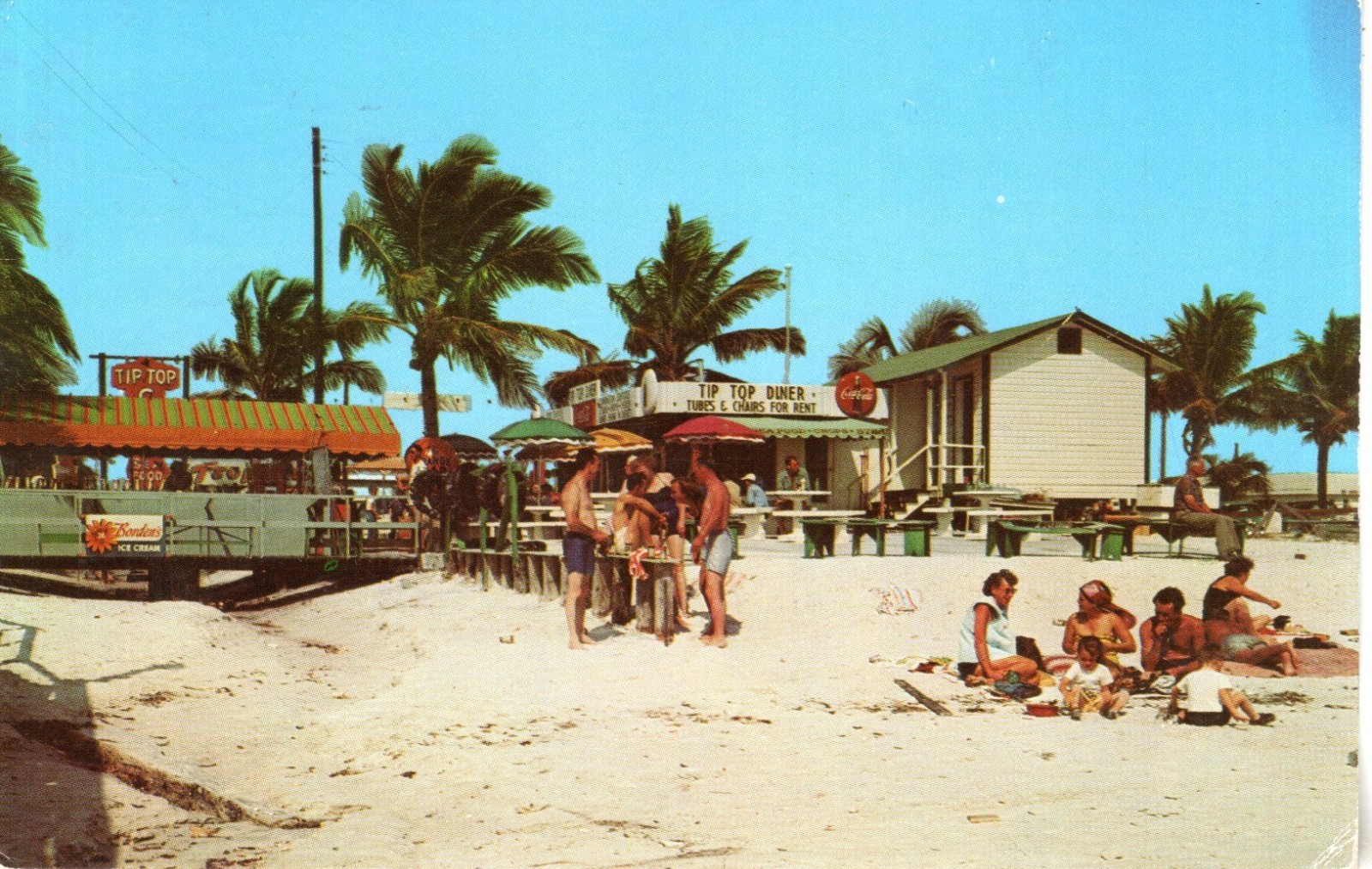 1955 FORT MYERS BEACH FL - Tip-Top Cafe & Diner in color | eBay
