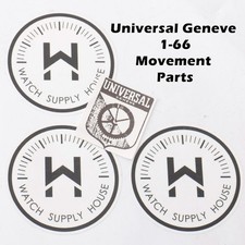 Universal Geneve Cal 1-66 Polerouter Parts Movement Balance Fork Wheel Watch 66