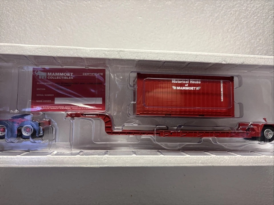 MAMMOET 1/50 VAN SEUMEREN DAF 2600 LOWLOADER & CONTAINER - Image 3 of 4