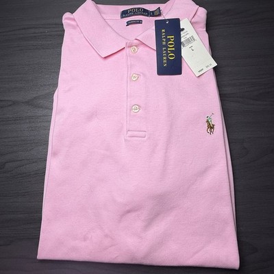 Polo Ralph Lauren Classic Fit Soft Touch Polo Shirt Pink Men's Large New w/Tag