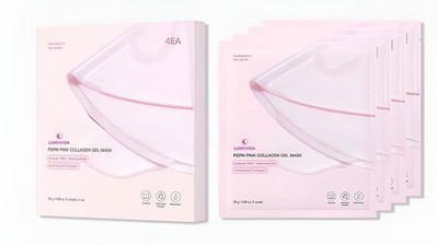LUMIVIDA Salmon pdrn collagen gel mask | overnight face mask.    Box(4 each)