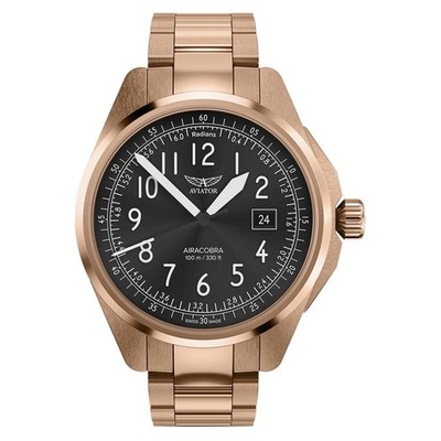 Aviator Airacobra 43 Type B V.1.38.2.322.5   Herrenuhr   Edelstahl Garantie: Qua