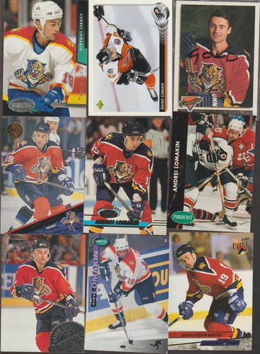 ANDREI LOMAKIN LOT OF 40 HOCKEY CARDS 20 DIFFERENT FLYERS PANTHERS RUSSIA - Picture 1 of 3