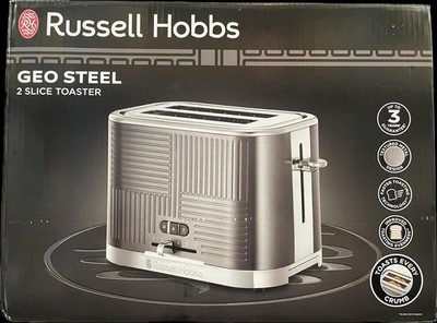 Russell Hobbs Geo Steel 2-Scheiben-Toaster 25250