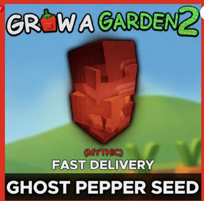  Grow a Garden 2 | Ghost Pepper Seed | GAG2 Fast & Easy