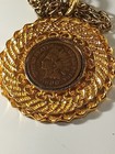 Royal Gems 1900 Indian Penny Necklace Vintage 28” — photo 3