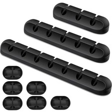 Cable Holder Clips Cable Management Cord Organizer Silicone USB Charging Cable