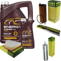 Mann Inspektionspaket 6L Mannol Energy 5W-30 FüR BMW E91 320D 316D E90 318D E92