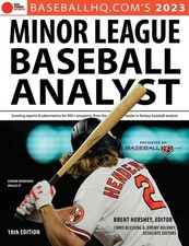 2023 Minor League Baseball Analyst by Rob Gordon Paperback Book