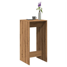 Stehtisch hoch Artisan Eiche Ingenieurholz 51x50x103,5 cm Kneipentisch für Küche