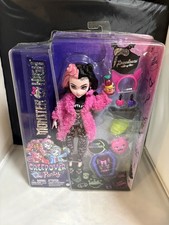 Monster High Creepover Party Doll Draculaura with Pet Sleepover Mattel Toy New